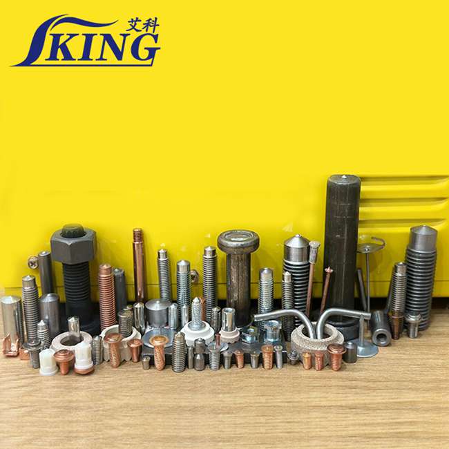 China IKING Custom and Specialty Weld Studs Product Matrix and Fasteners Real-Shot Display